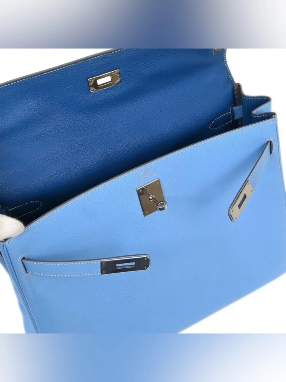 Hermes RARE KELLY Satchel birkin EXCELLENT CONDITION - Picture 6 of 10